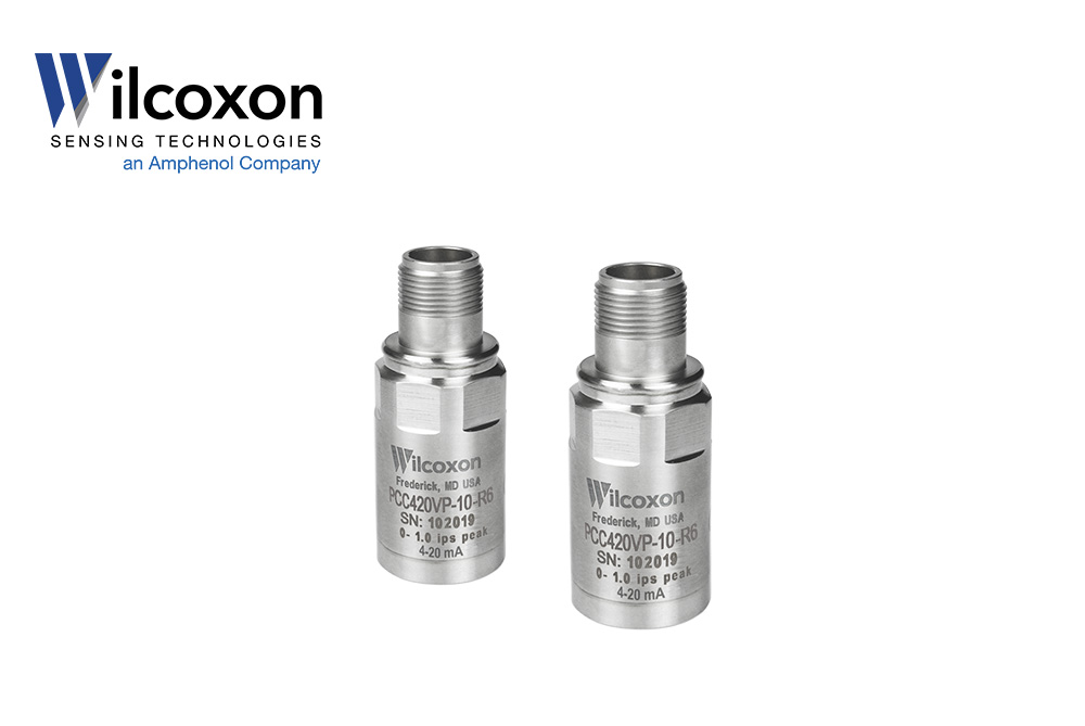PCC420 4mA to 20mA Top-Exit Accelerometers